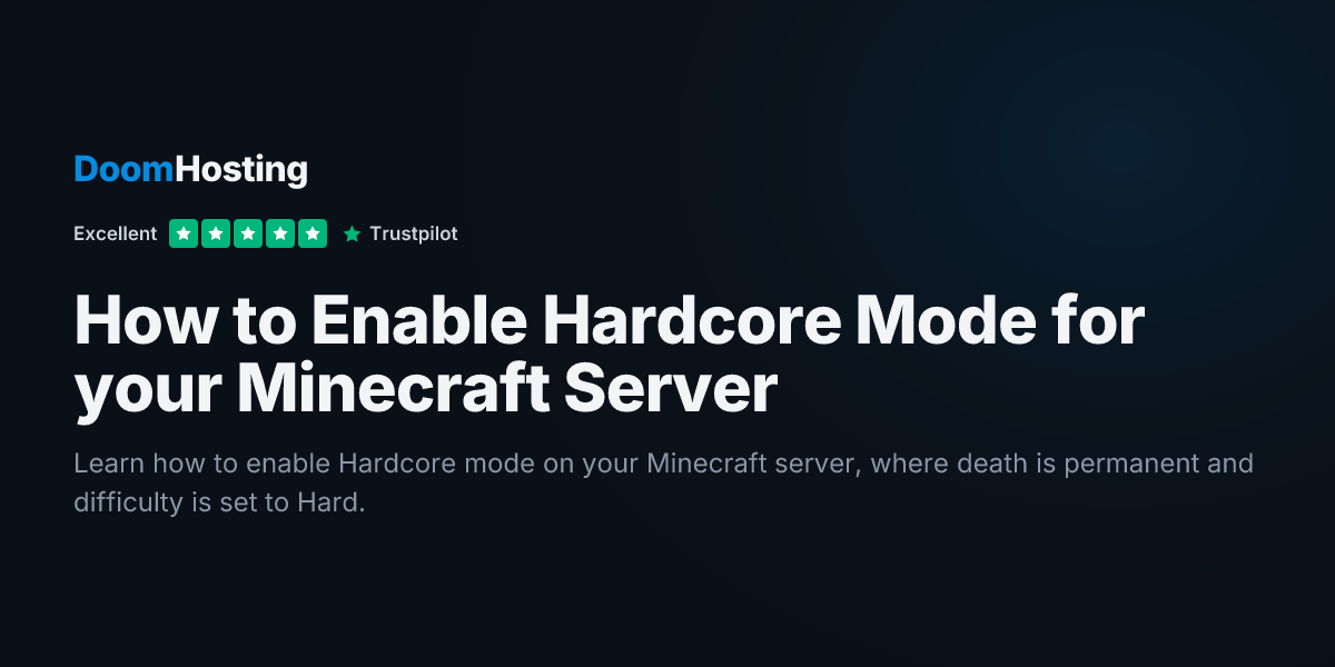 How to Enable Hardcore Mode for your Minecraft Server - Knowledge Base ...