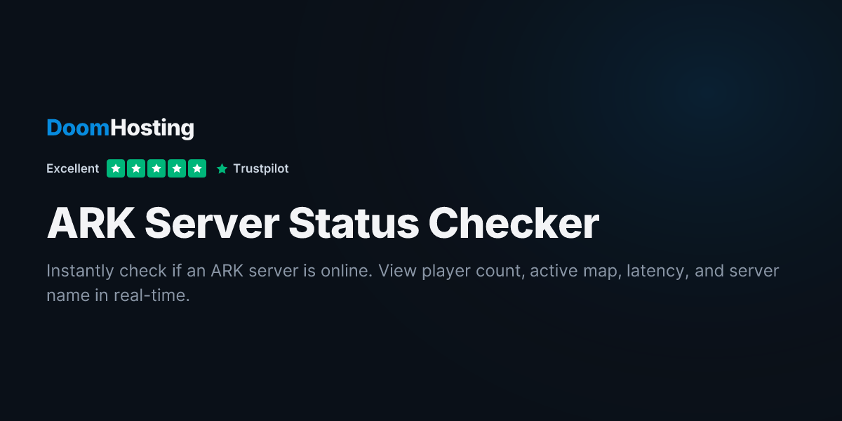 ARK Server Status Checker - Is It Online? | DoomHosting