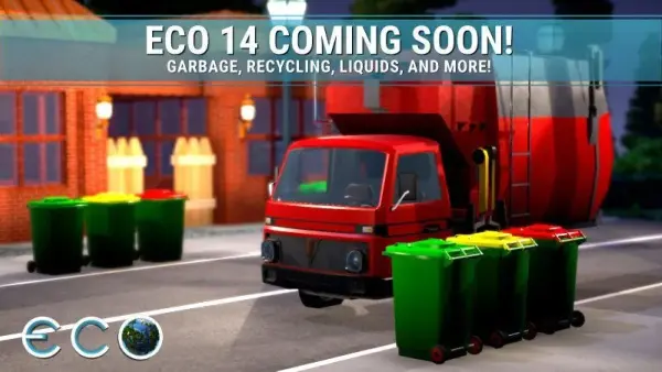Eco Update 14 Preview: Garbage & Recycling Playtest Live (July 2026)