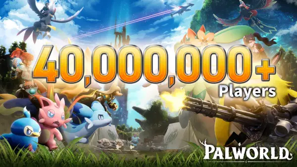 Palworld Hits 40 Million Players Ahead of 1.0 Release July 10, 2026