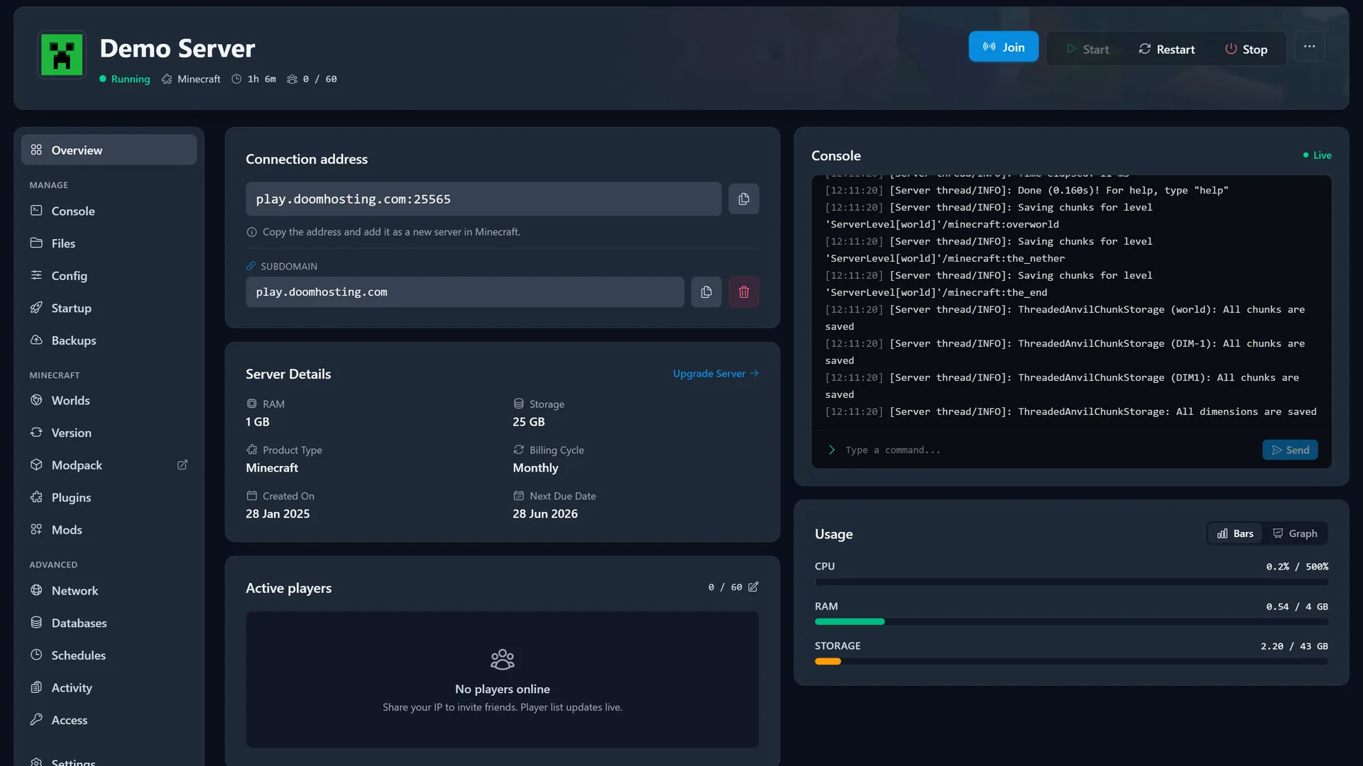 Server Overview
